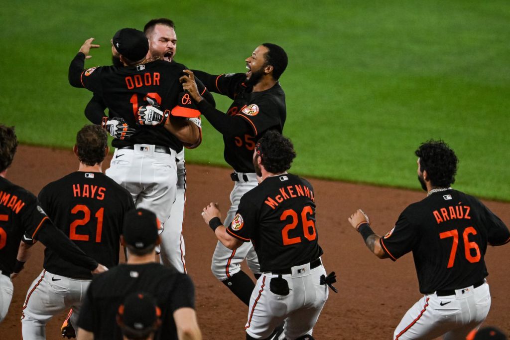 Undefeated homestand: Orioles sweep Angels, winners of last&nbsp;8