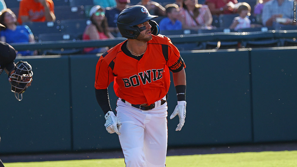 Baysox bludgeon Harrisburg for 8th straight win, climb over&nbsp;.500